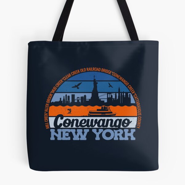 Item preview, Conewango New York Sunset Retro Vintage Local Pride Logo designed and sold by CRHPOD20.
