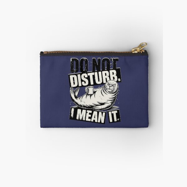 Item preview, Grumpy Seal Coffee Lover - Do Not Disturb  designed and sold by MavtM.