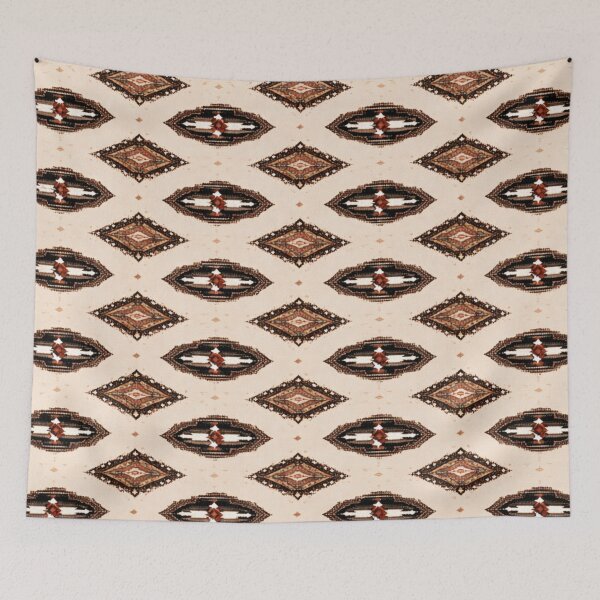 Item preview, Southwestern Neutral Geometric Pattern - Desert Textile  designed and sold by Myra365Art.