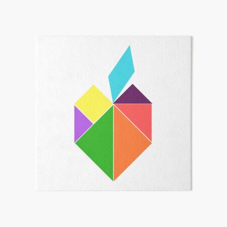 Colorful Tangram Bird Art Print for Sale by csaron92