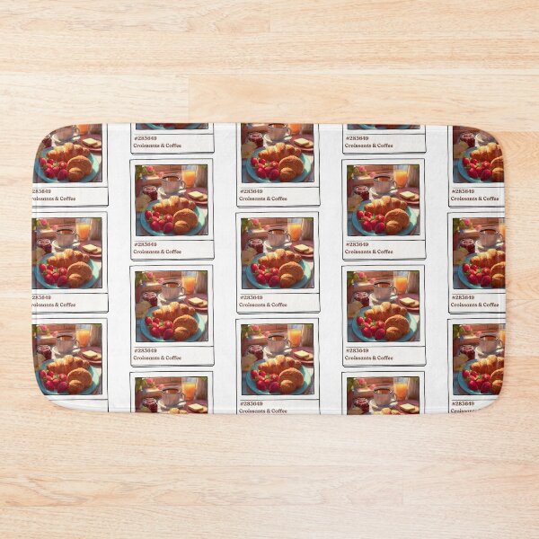 Item preview, Croissant & coffee designed and sold by priyankajustine.