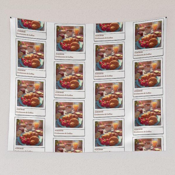 Item preview, Croissant & coffee designed and sold by priyankajustine.