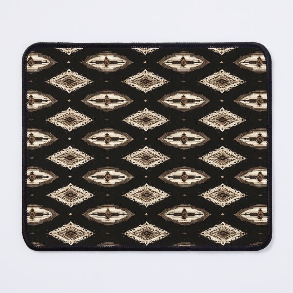 Item preview, Southwestern Black and White Geometric Pattern - Desert Textile  designed and sold by Myra365Art.