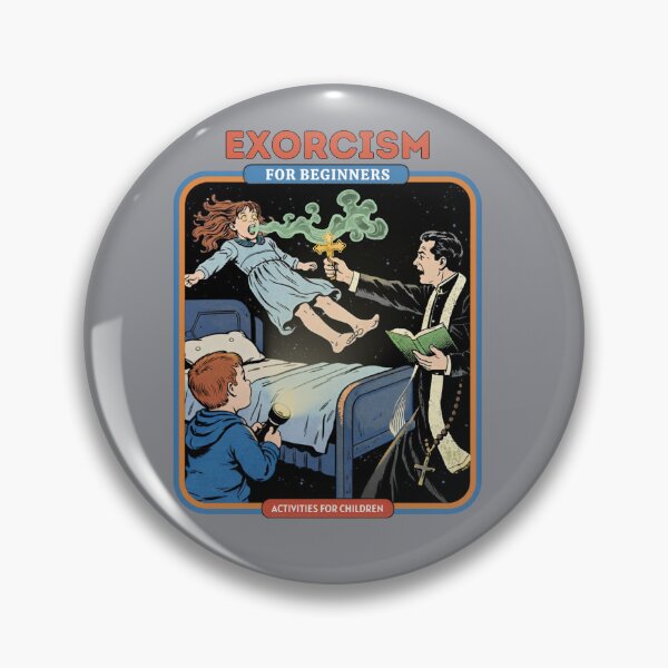 Item preview, Exorcism for Beginners: Activities for Children (Vintage Horror Parody Tee) designed and sold by Alt Christian.