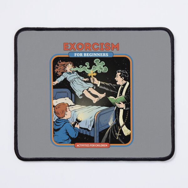 Item preview, Exorcism for Beginners: Activities for Children (Vintage Horror Parody Tee) designed and sold by Alt Christian.
