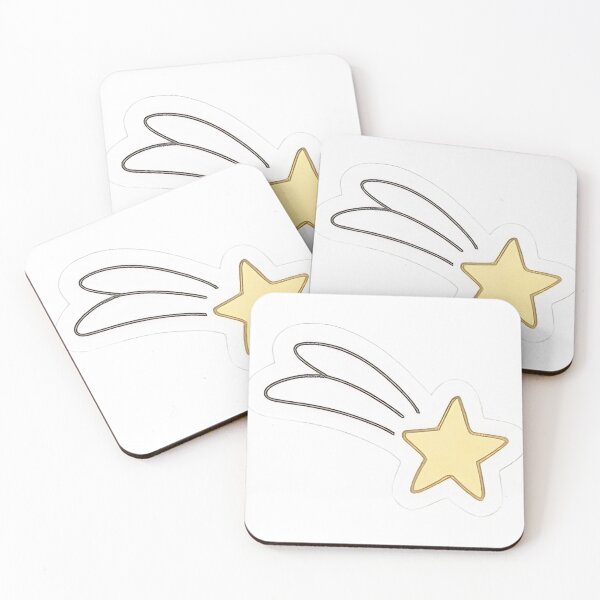 Item preview, Cute Star Comet Sticker – Kawaii Simple Design designed and sold by designpgigi.