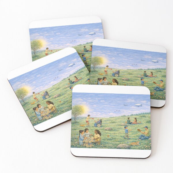 Item preview, Neighborhood Picnic in Blooming Meadow designed and sold by Virtue Village Kids.
