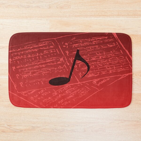 Item preview, Make Note Of The Music Red designed and sold by BrightrDayMusicArt.