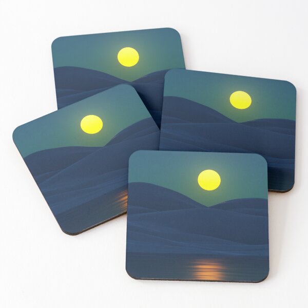 Item preview, Moonlit Hills designed and sold by Rukudzow.