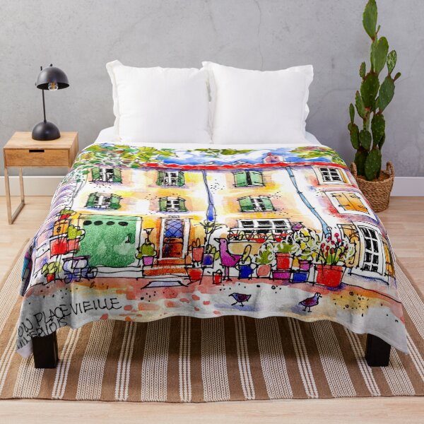 Item preview, Trausse Minervois. Maisons on Place Vieille  designed and sold by ErinHillStudio.