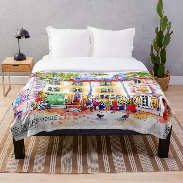Item preview, Trausse Minervois. Maisons on Place Vieille  designed and sold by ErinHillStudio.