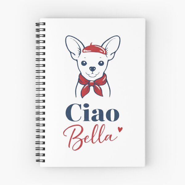 Item preview, Ciao Bella Chihuahua Retro Dog Illustration designed and sold by ByLusya.