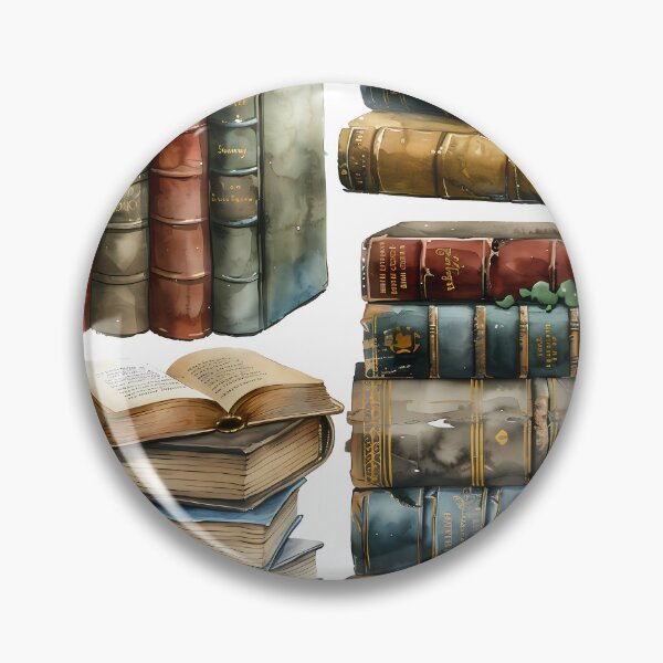 Item preview, Antique Book Stacks - Dark Academia Vintage Library Sticker Sheet designed and sold by VineVibe16Studio.