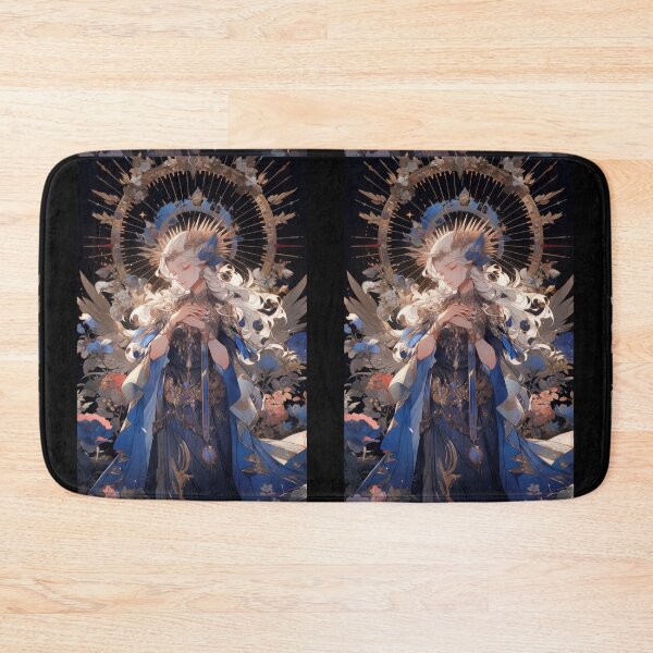 Item preview, Sacred Angelic Goddess – Ornamental Fantasy Illustration designed and sold by EchoWave11.