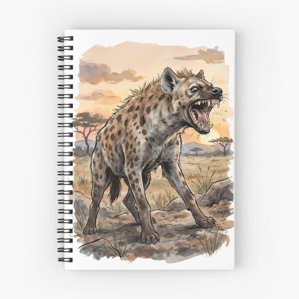 Item preview, Spotted Hyena Crocuta Crocuta Serengeti Sunset Africa designed and sold by RubisLeaf.