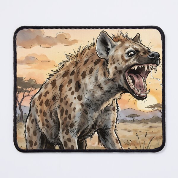 Item preview, Spotted Hyena Crocuta Crocuta Serengeti Sunset Africa designed and sold by RubisLeaf.