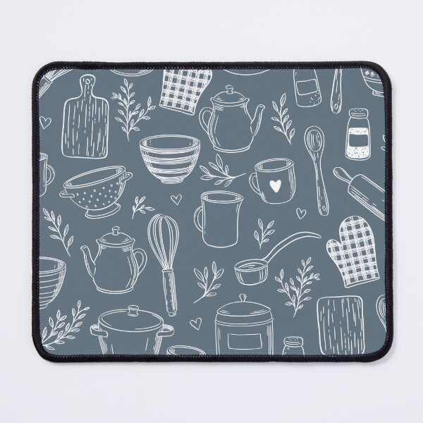 Item preview, Hand Drawn Kitchenware (Blue) designed and sold by Doodloom.