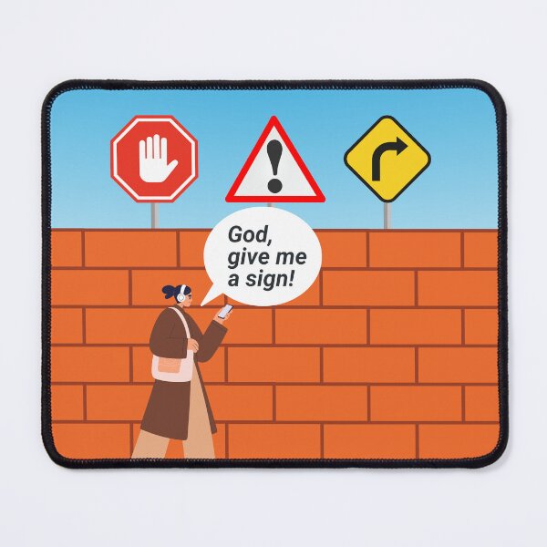 Item preview, God, give me a sign! designed and sold by f8creative.