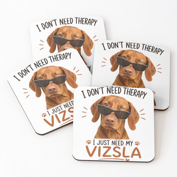 Item preview, Funny Vizsla Dog in Sunglasses – I Don’t Need Therapy I Just Need My Vizsla Humor Design designed and sold by QuietWallStudio.