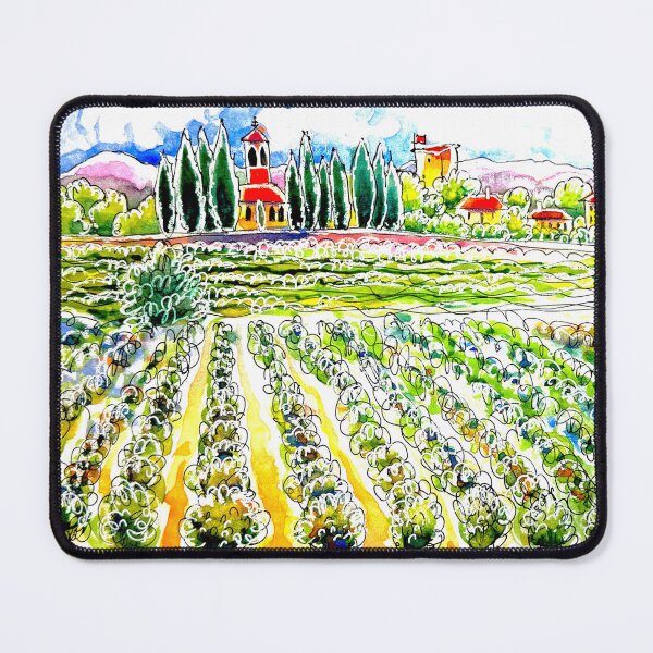 Item preview, Trausse Minervois. Vineyards of our village designed and sold by ErinHillStudio.