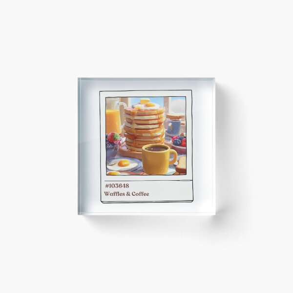 Item preview, Waffles & coffee designed and sold by priyankajustine.