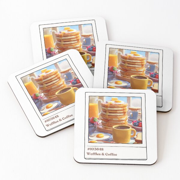 Item preview, Waffles & coffee designed and sold by priyankajustine.