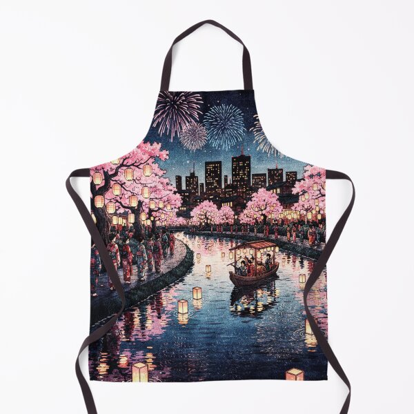 Item preview, Japanese traditional lights waterside festival designed and sold by Mudikeys.