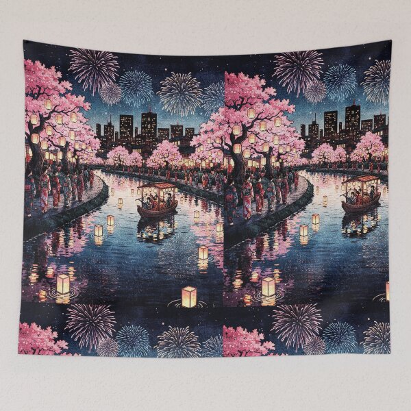 Item preview, Japanese traditional lights waterside  festival designed and sold by  Mudikeys.