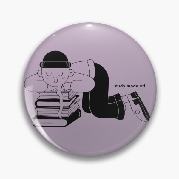 Item preview, Study Mode Off – Lazy Student Procrastination Sticker designed and sold by Venicia1.
