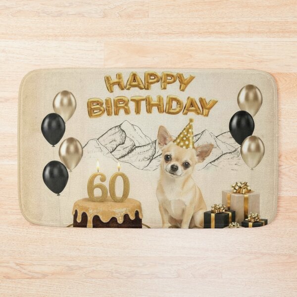 Item preview, Chihuahua 60th Birthday Dog Card designed and sold by GivingJoy.