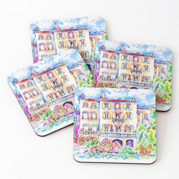 Item preview, Caunes-Minervois. Maisons across Argent Double. France designed and sold by ErinHillStudio.