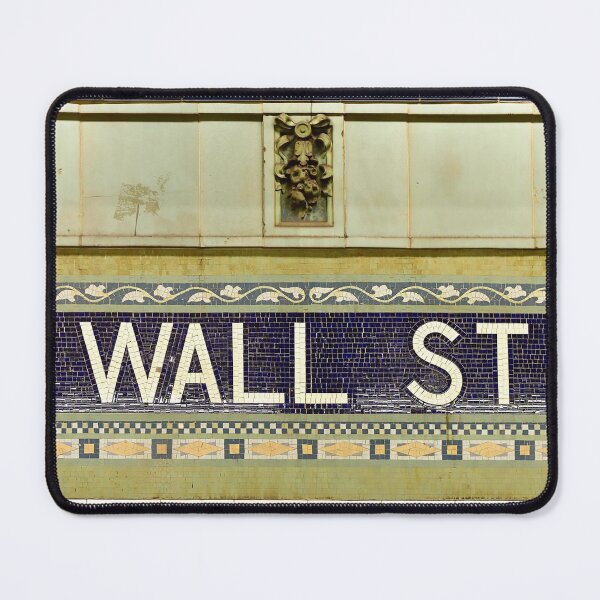 Item preview, Vintage NYC Wall street sign - photo of sign designed and sold by PIXEL POP DESIGNS - Beyond the Norm!.