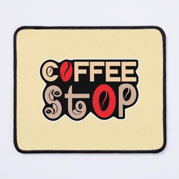 Item preview, Coffee Stop Custom Lettering Sticker designed and sold by Lateggy.