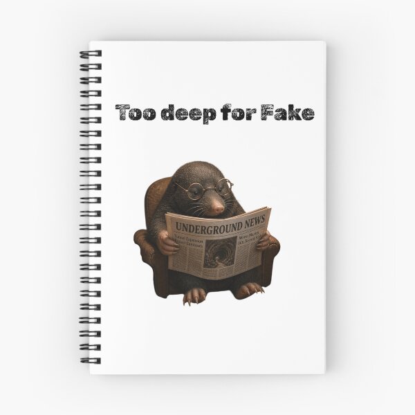 Item preview, Too Deep for Fake News Mole designed and sold by TitanGiggle .