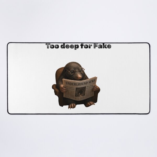 Item preview, Too Deep for Fake News Mole designed and sold by TitanGiggle .