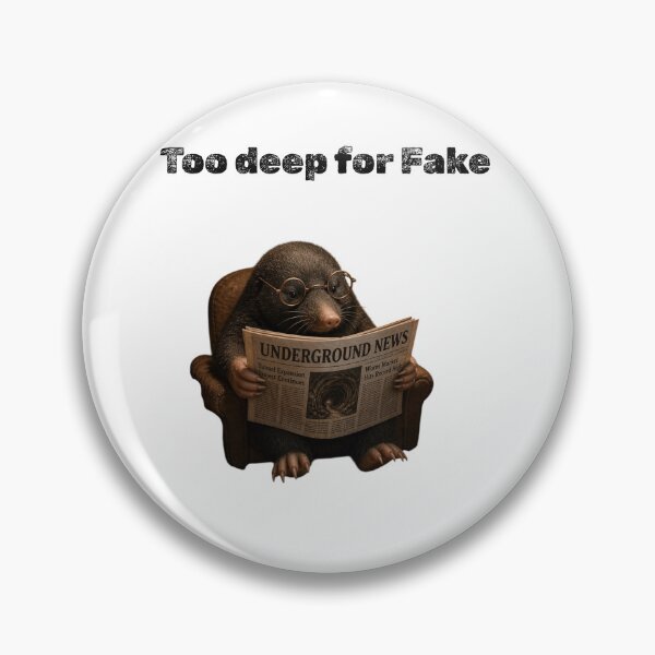 Item preview, Too Deep for Fake News Mole designed and sold by TitanGiggle .