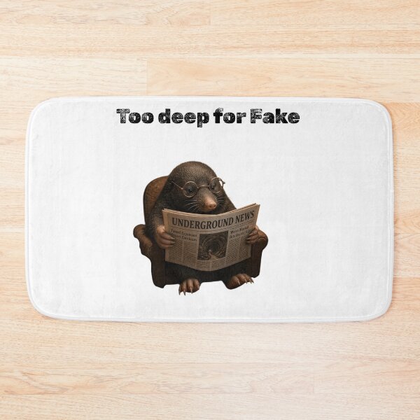 Item preview, Too Deep for Fake News Mole designed and sold by TitanGiggle .
