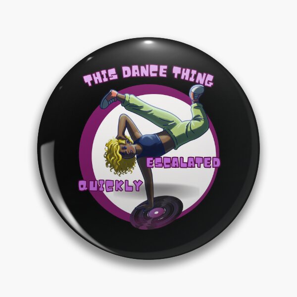 Item preview, Escalated Quickly | Street Dance & Vinyl Culture designed and sold by EllaWerk.