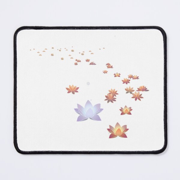 Item preview, loating Lotus Flower Trail Illustration designed and sold by Rehnair.