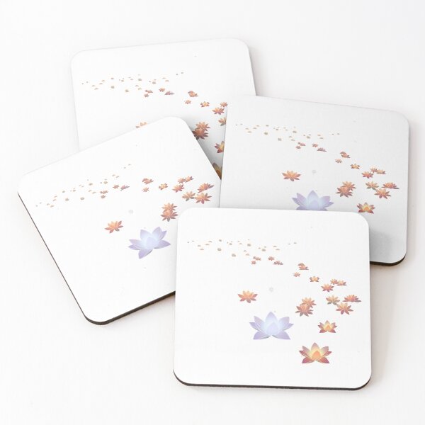 Item preview, loating Lotus Flower Trail Illustration  designed and sold by Rehnair.