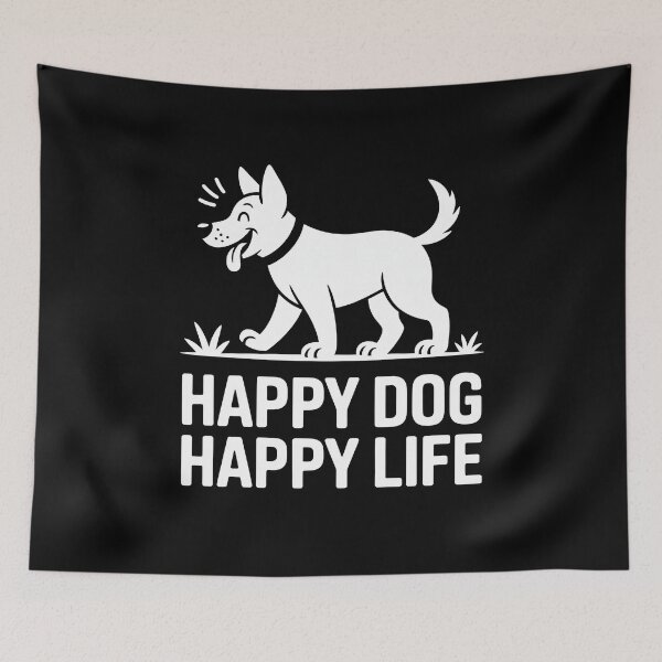 Item preview, Happy Dog Happy Life Sniff Walk Fun designed and sold by MooonTees.