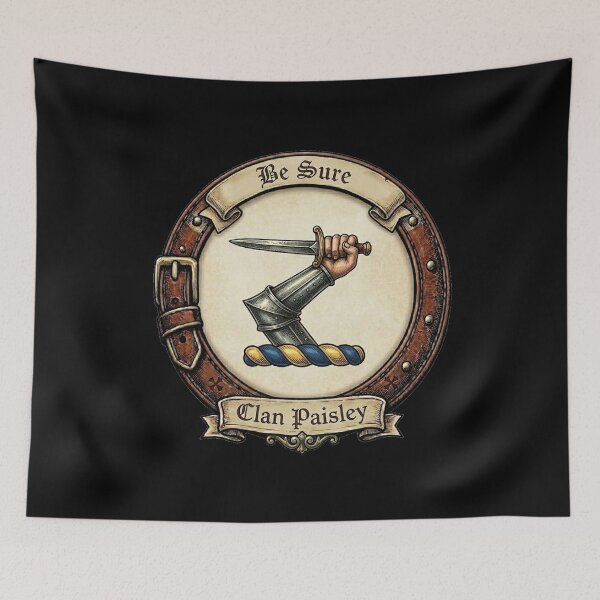 Item preview, Clan Paisley Crest designed and sold by BagTown Clans.