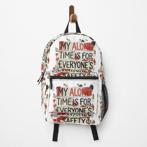 Item preview, My Alone Time Is For Everyone's Safety – Funny Edgy Graphic T-Shirt designed and sold by MerchlyMike.