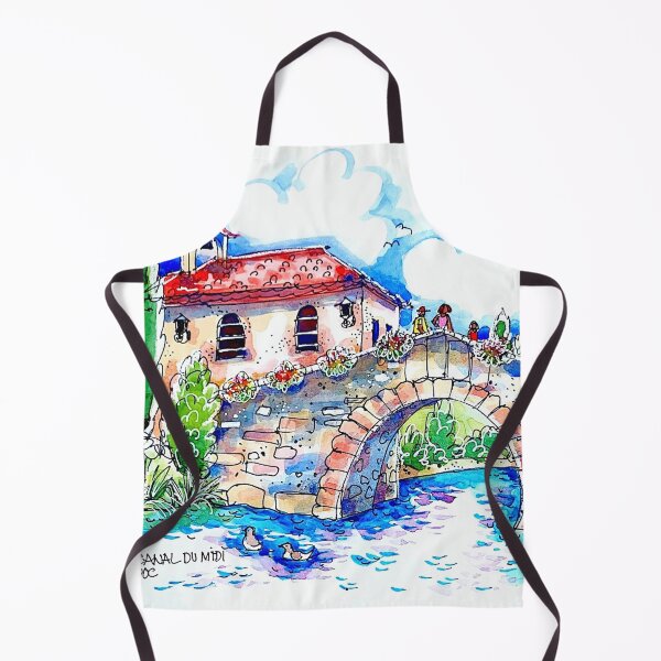 Item preview, France. Bridge at Le Somail over Canal du Midi designed and sold by ErinHillStudio.