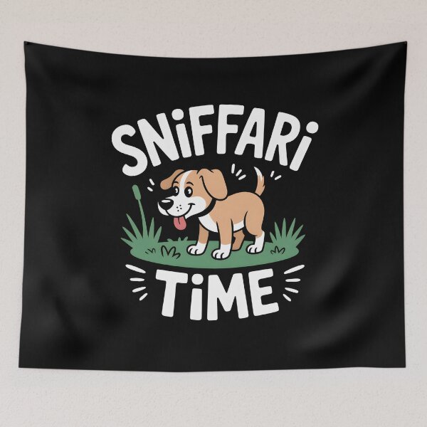 Item preview, Sniffari Time Sniff Walk Fun designed and sold by MooonTees.