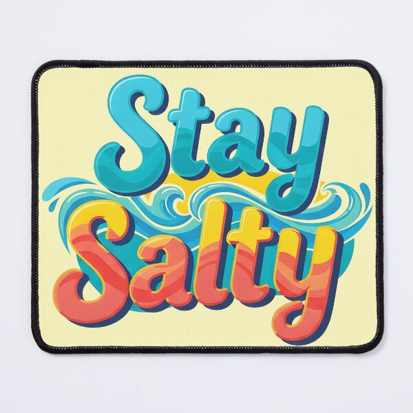 Item preview, Stay Salty – Bold Coastal Typography Design designed and sold by Sea Gem.