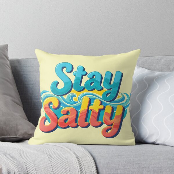 Item preview, Stay Salty – Bold Coastal Typography Design designed and sold by Sea Gem.