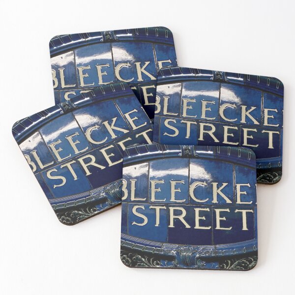 Item preview, bleecker Street tile sign photo (vintage signs) designed and sold by PIXEL POP DESIGNS - Beyond the Norm!.