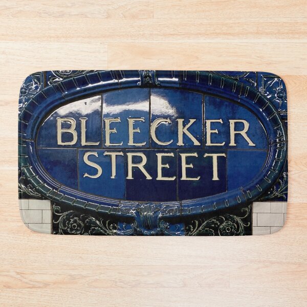 Item preview, bleecker Street tile sign photo (vintage signs) designed and sold by PIXEL POP DESIGNS - Beyond the Norm!.