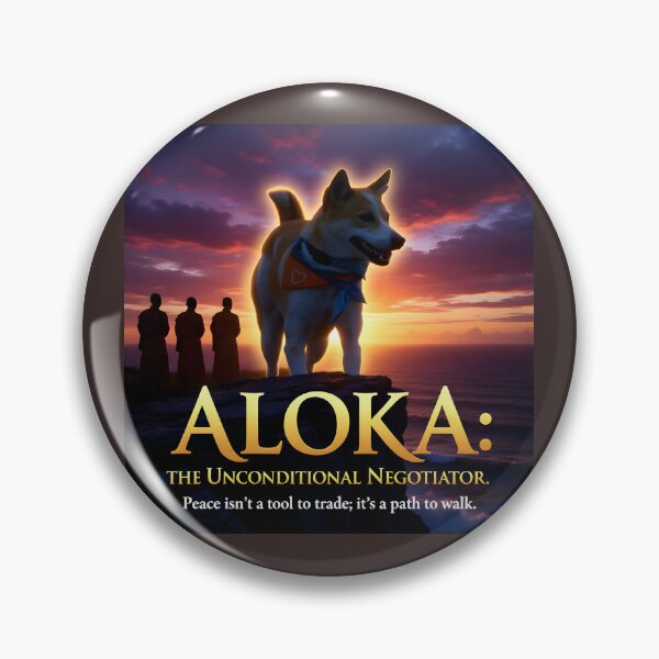Item preview,  "ALOKA: Unconditional Negotiator, Peace isn't a tool to trade: It's a Path to Walk" designed and sold by Creative-RE.